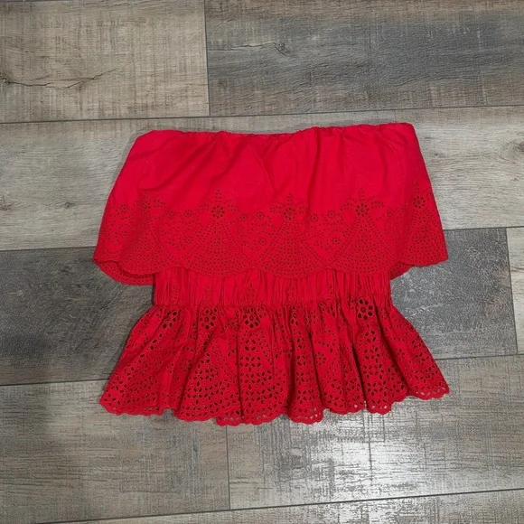 Posse Beryl top in ruby red - Picture 3 of 7